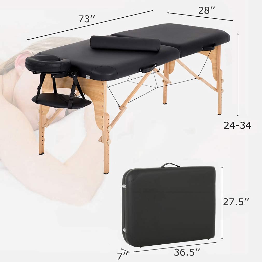Premium Portable Foldable Massage Table - 73