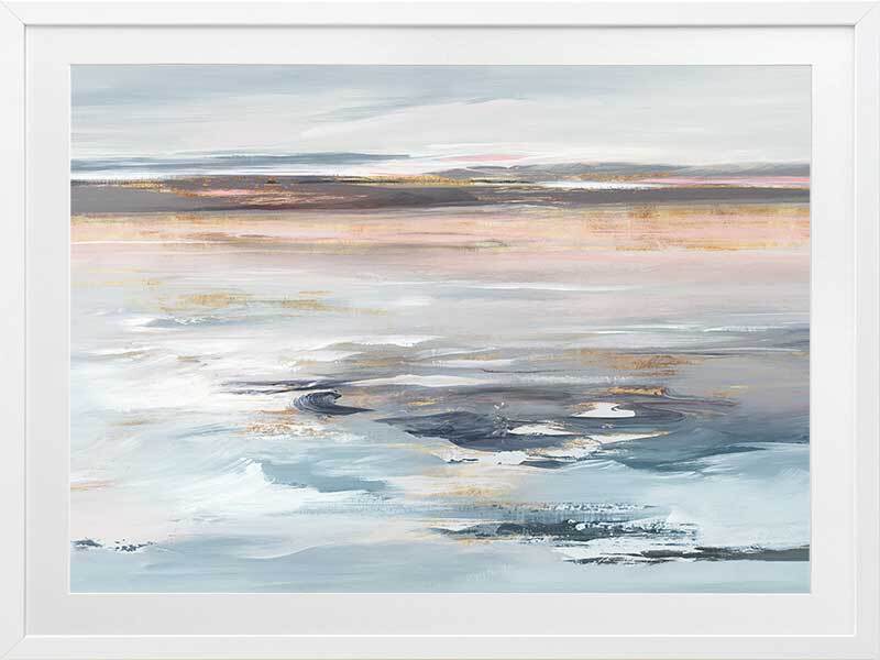 Beyond the Sea Framed Art Print - Ocean Themed Wall Decor for Living Room, Bedroom & Office - Coastal Home Decor & Beach House Wall Art