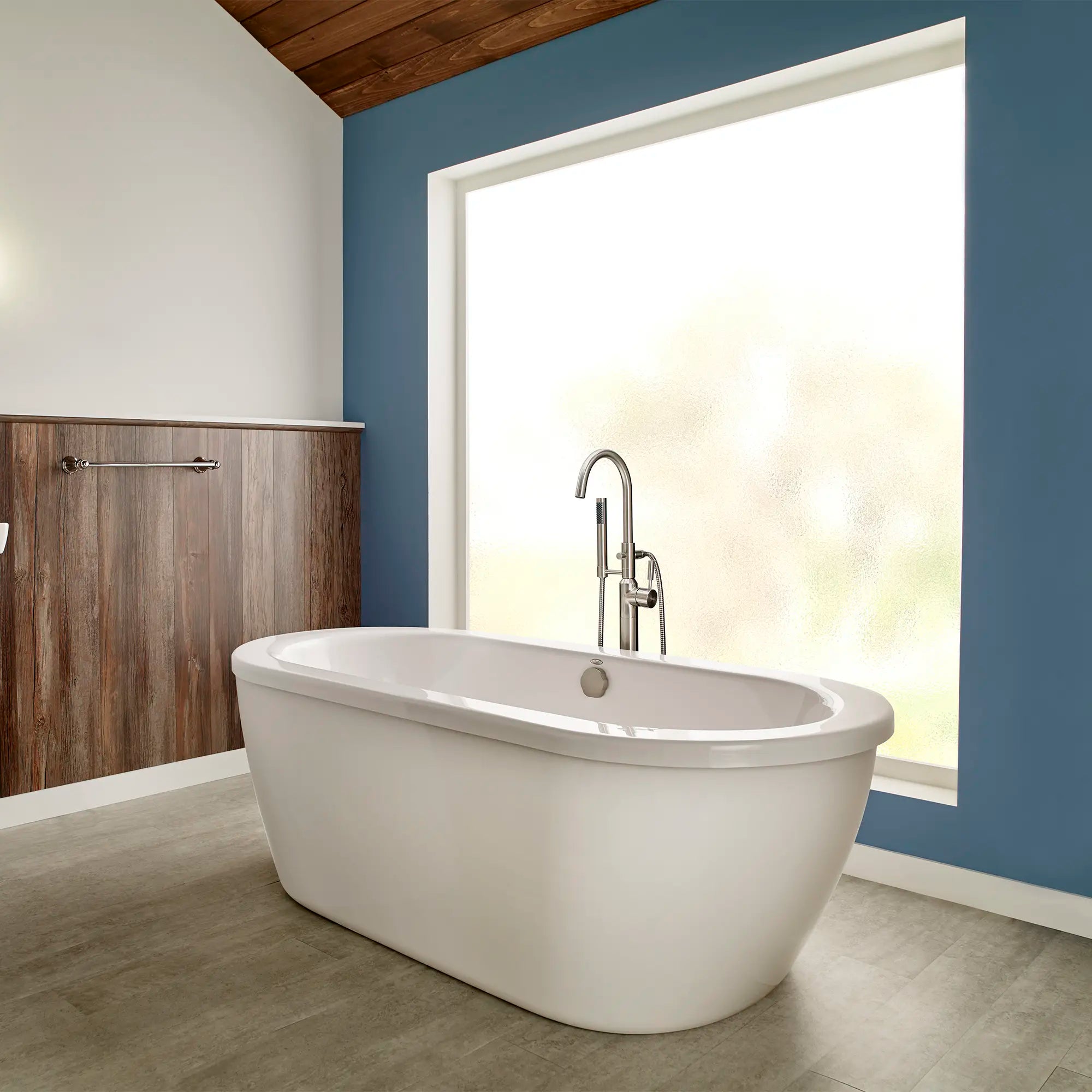 Colony PRO Freestanding Bathtub Faucet with Lever Handle - Modern Bathroom Fixture for Spa-Like Relaxation at Home