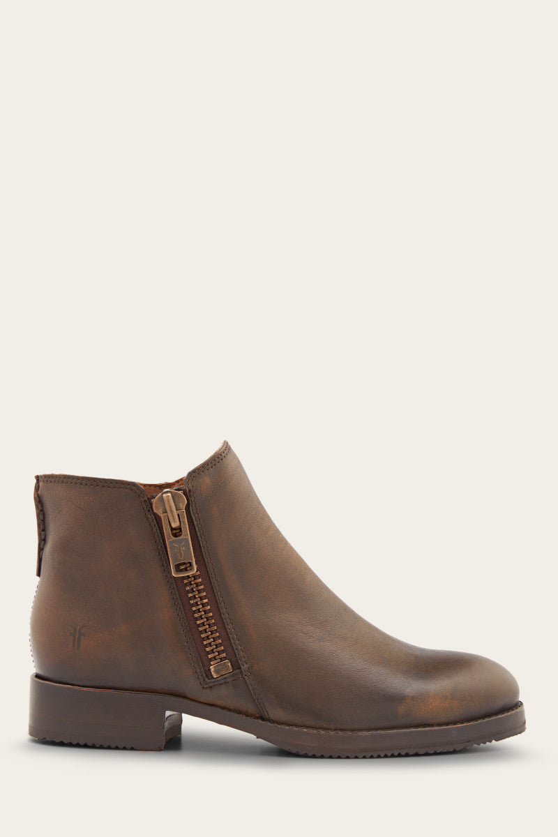 Madison Moto Shootie Boots - Vintage & Pre-Owned Leather Ankle Boots for Women | Perfect for Casual Outfits, Biker Style & Everyday Wear