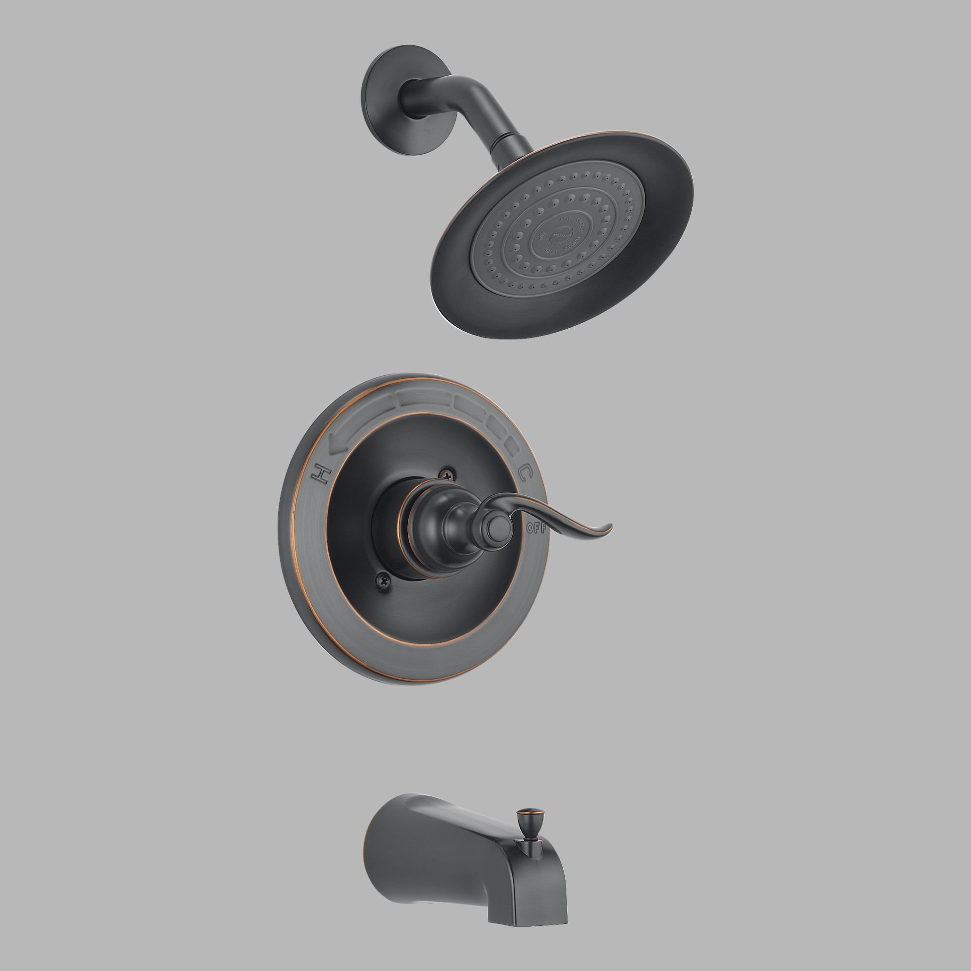 Delta 144996-OB Windemere Monitor 14-Series Tub/Shower Trim Kit in Oil Rubbed Bronze - Perfect for Bathroom Renovation & Modern Home Upgrade