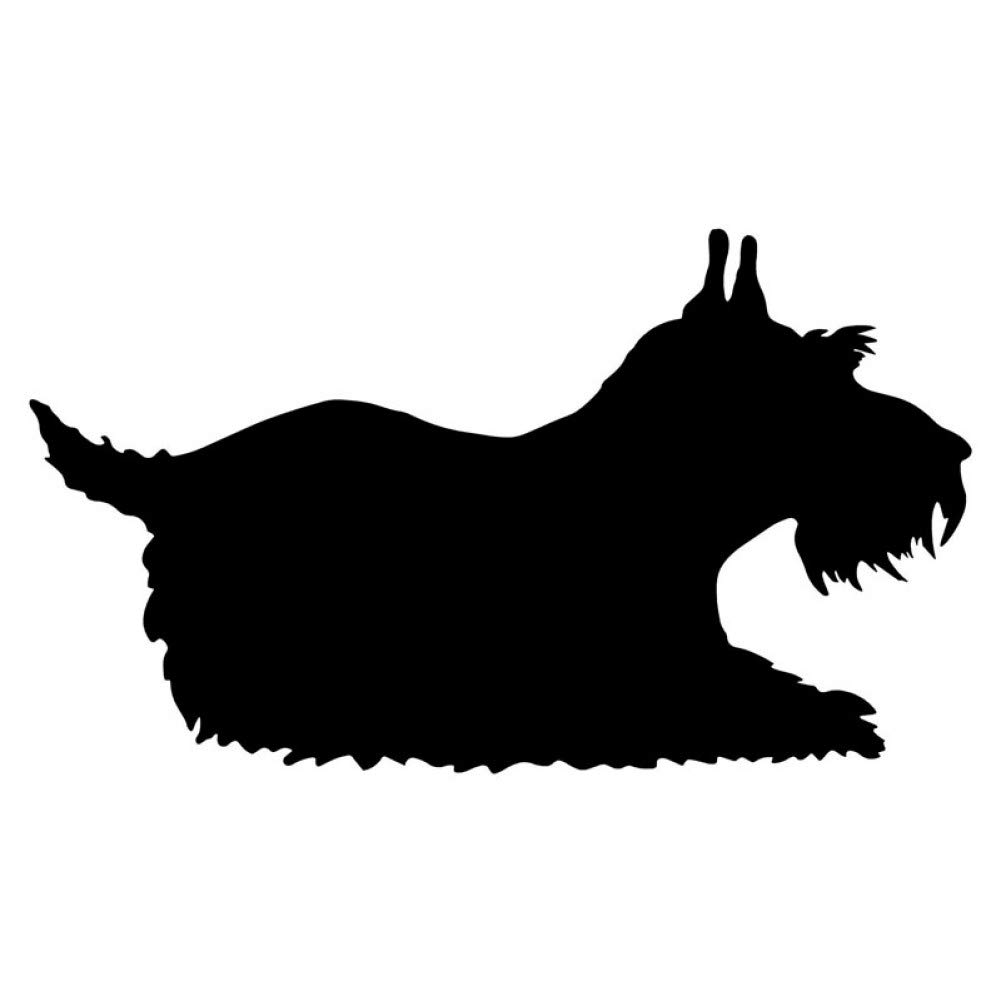 SUIFENG Scottie Dog Vinyl Car Stickers 16.5x9.5cm - Waterproof Decal for Cars & Trucks