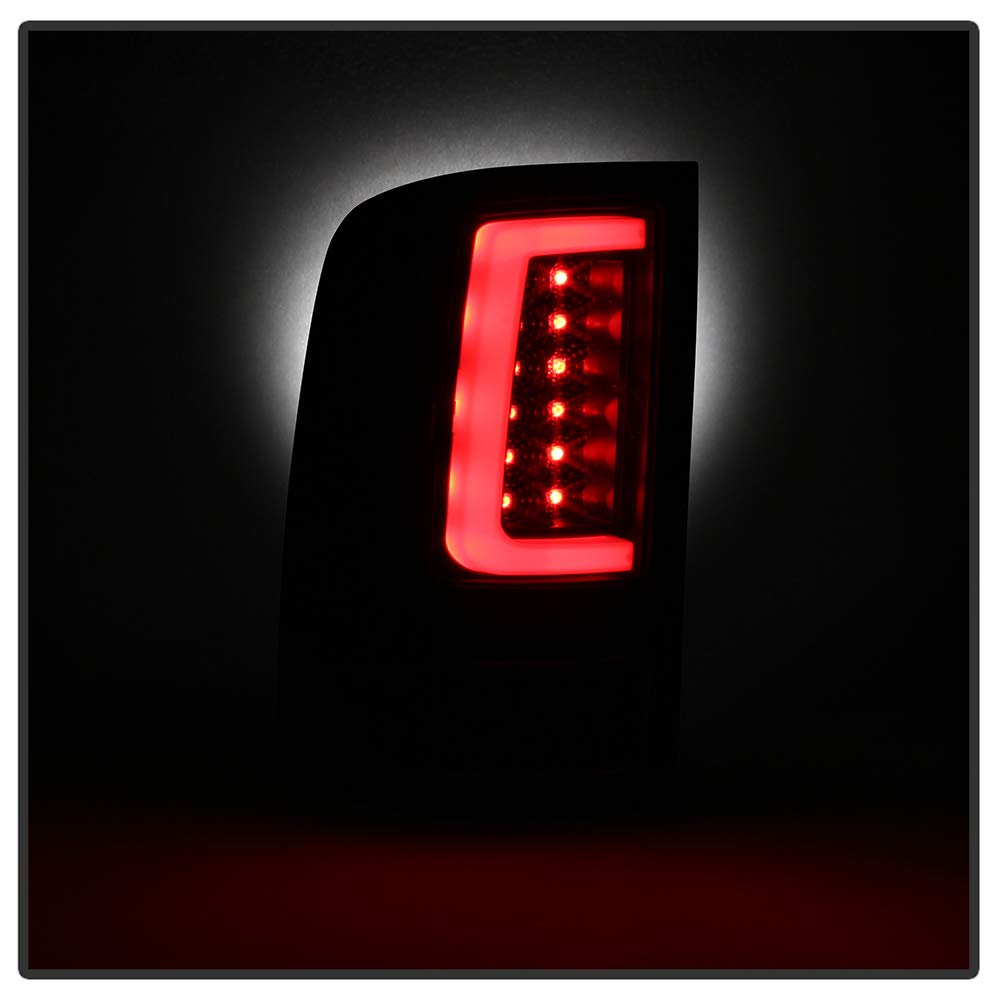 ACANII LED Tail Lights for 2007-2013 GMC Sierra 1500/2500HD/3500HD - Black Housing Brake Light Tubes Pair (Left+Right) - Enhanced Visibility & Style for Trucks