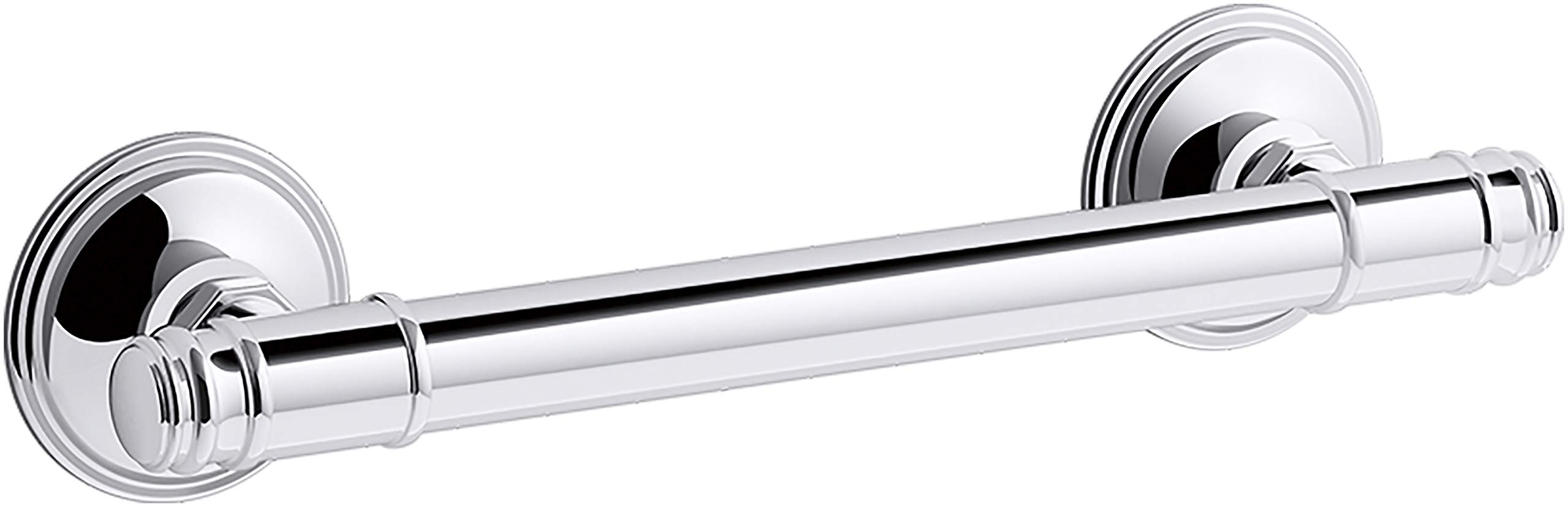 KOHLER ECLECTIC 12-Inch Grab Bar - ADA Compliant Bathroom Safety Handle for Shower and Toilet - Stainless Steel with Textured Grip (Perfect for Elderly and Disabled Users)