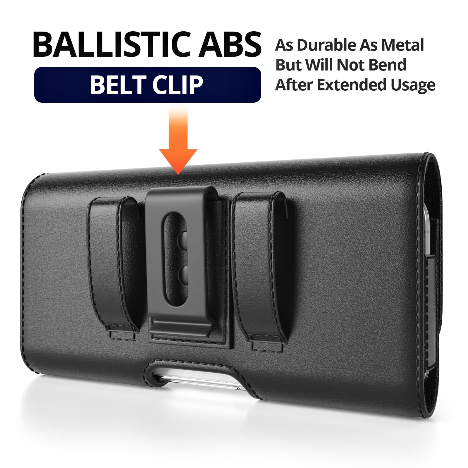 Premium Magnetic Leather Holster for Samsung Galaxy S25/S24/S23/S22/S21 Ultra - Slim Fit Belt Case Pouch with Secure Closure | Perfect for Work, Travel & Outdoor Activities