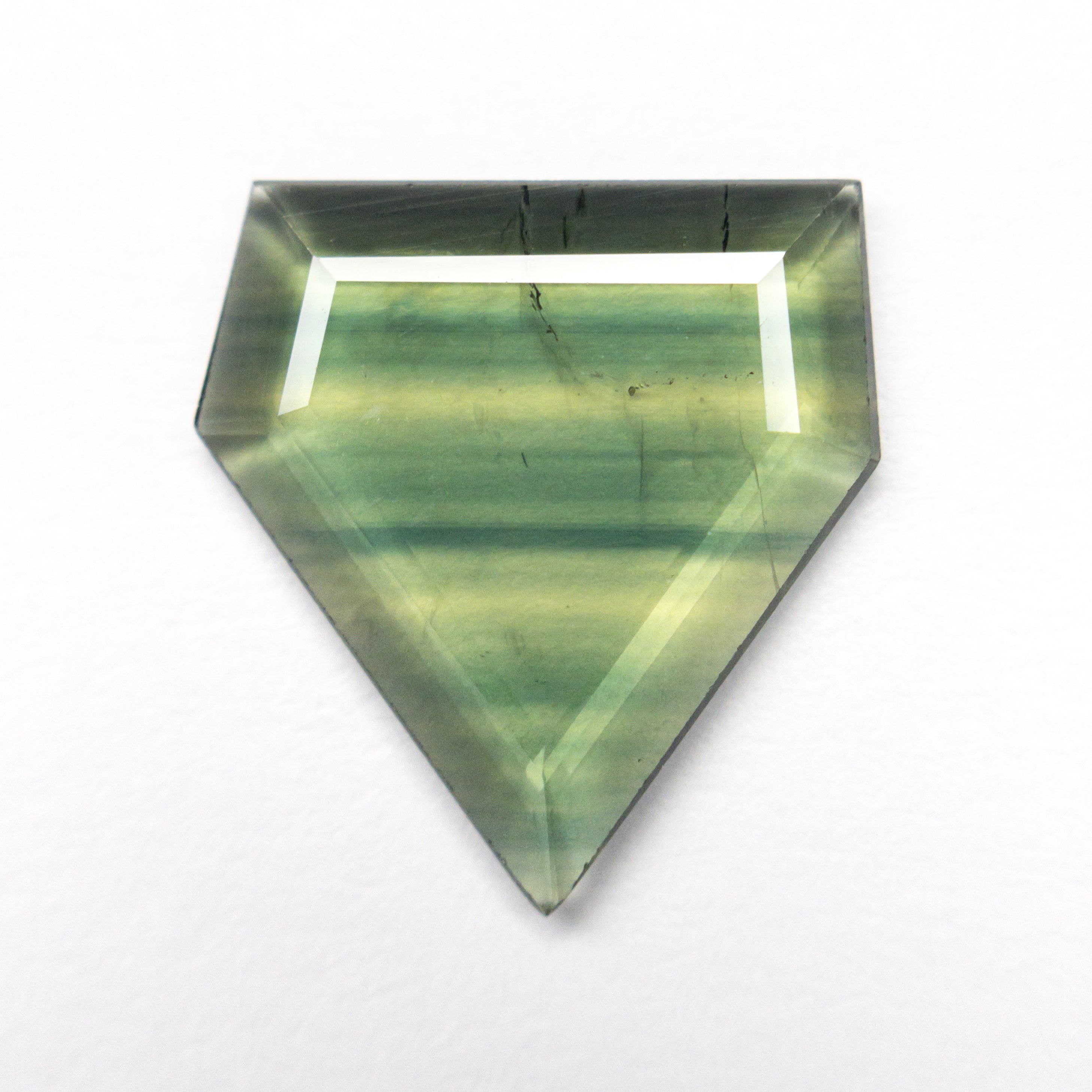 2.25ct Shield Portrait Cut Sapphire - 12.29x11.48x1.53mm Natural Blue Gemstone for Engagement Rings & Fine Jewelry Making | Premium Loose Stone for Custom Designs