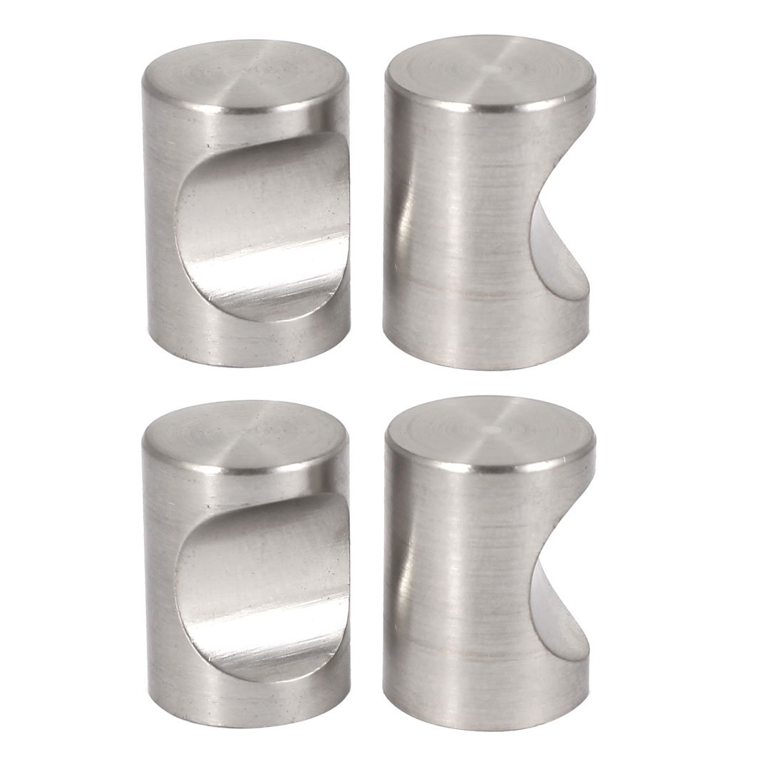 uxcell Zinc Alloy Cabinet Knobs - 4 Pack Single Hole Dresser Door Pull Handles for Furniture Drawers | Modern Kitchen & Bathroom Hardware Upgrade