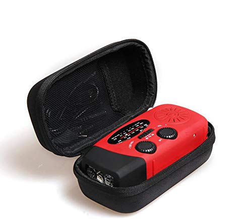 Hermitshell Hard Travel Case for RunningSnail/Esky/iRonsnow Emergency Hand Crank Solar AM/FM NOAA Weather Radio - Durable Protective Cover for Camping, Hiking & Outdoor Adventures