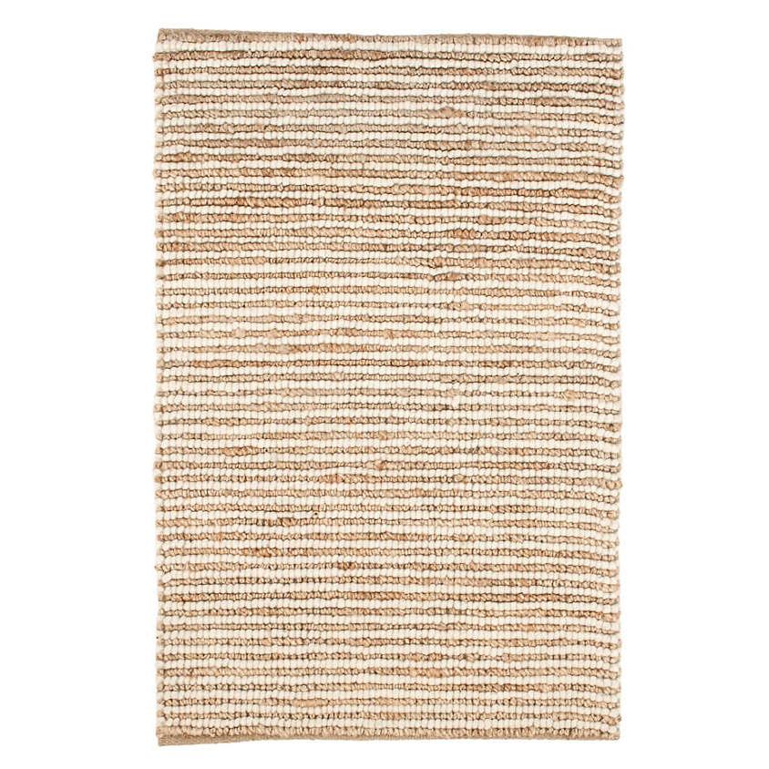 Dash & Albert Twiggy Natural Woven Wool/Jute Rug - Soft & Durable Handmade Area Rug for Living Room, Bedroom, or Office Decor