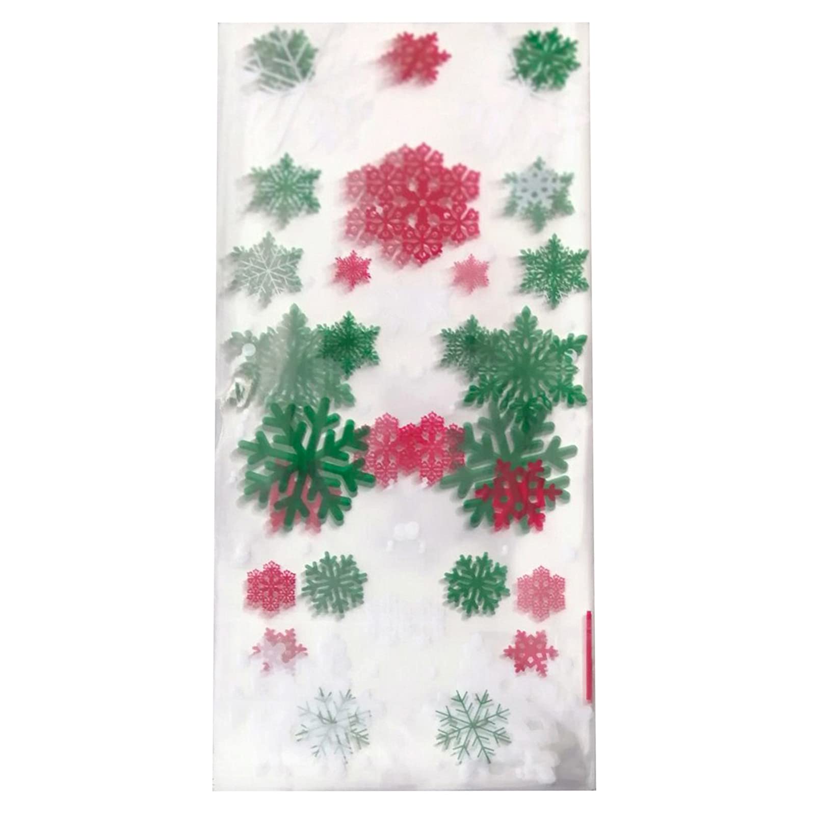100Pcs Christmas Party Decorations - Printed Santa Claus Candy Bags, Holiday Gift Bags & Tree Ornaments for Xmas Decor | Perfect for Holiday Parties, Gift Wrapping & Festive Home Decor