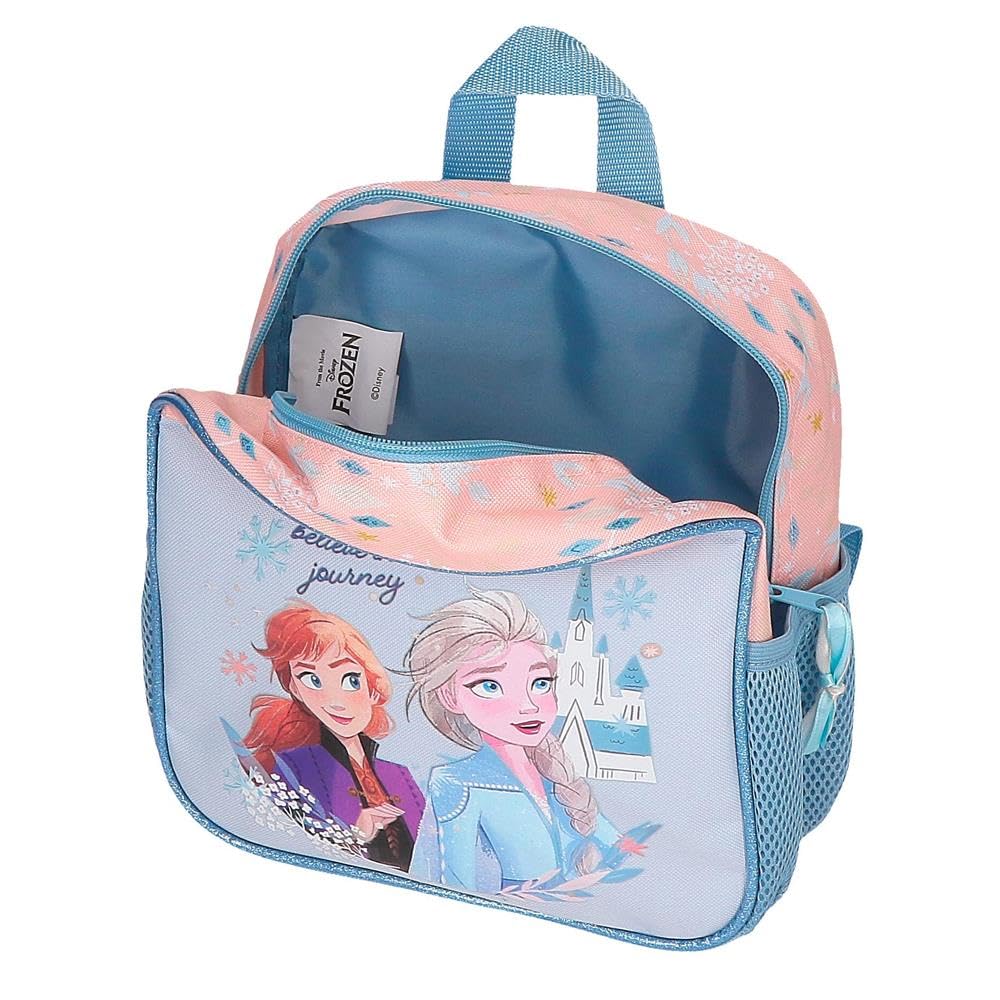 Disney Frozen Believe in The Journey Kids Backpack - Durable Polyester School Backpack with Adjustable Straps & Multiple Pockets | Perfect for School, Travel & Daily Use
