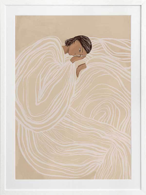 Delilah Dancing Framed Art Print - Elegant Wall Decor for Living Room, Bedroom & Office - Perfect Gift for Art Lovers & Home Decor
