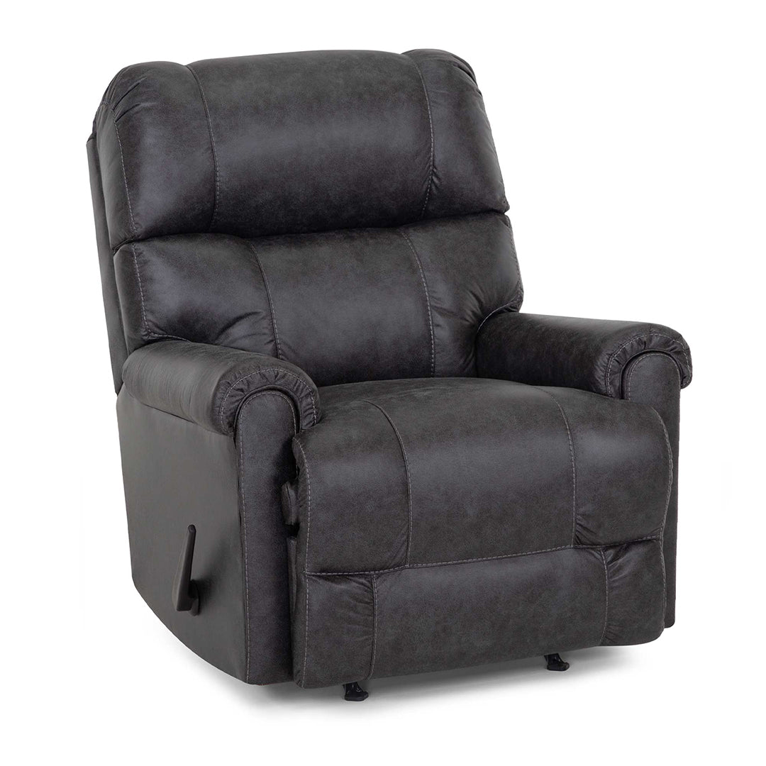 Captain Rocker Recliner Chair - Comfortable Rocking Recliner for Living Room, Nursery & Bedroom - Perfect for Relaxing, Nursing & Reading