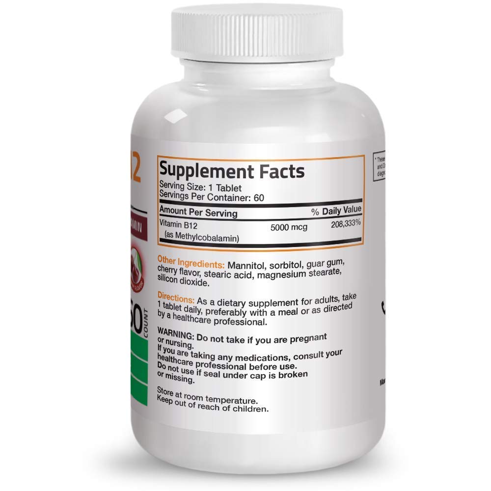 Premium Hydrolyzed Marine Collagen Peptides Powder with 5000mcg Methyl B12 (Methylcobalamin) - Supports Skin, Hair & Joint Health - Ideal for Smoothies, Coffee & Post-Workout Recovery
