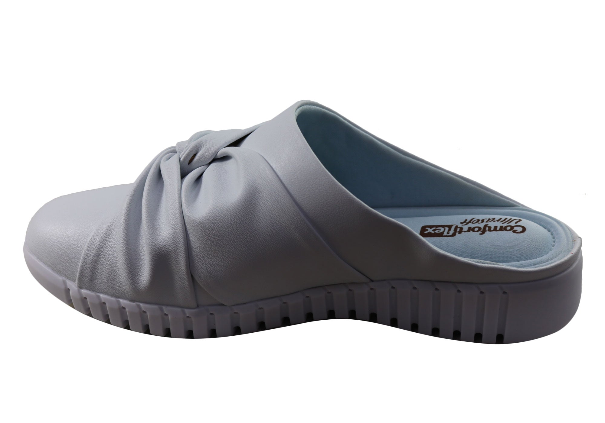 Comfortflex Mandy Women's Comfortable Closed Toe Open Back Mules - Perfect for Office, Casual Wear & Home Slippers