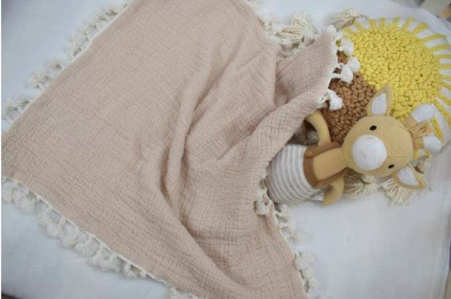 6-Layer Muslin Baby Blanket by Crane - Soft, Breathable & Lightweight for Swaddling, Nursing & Stroller Use
