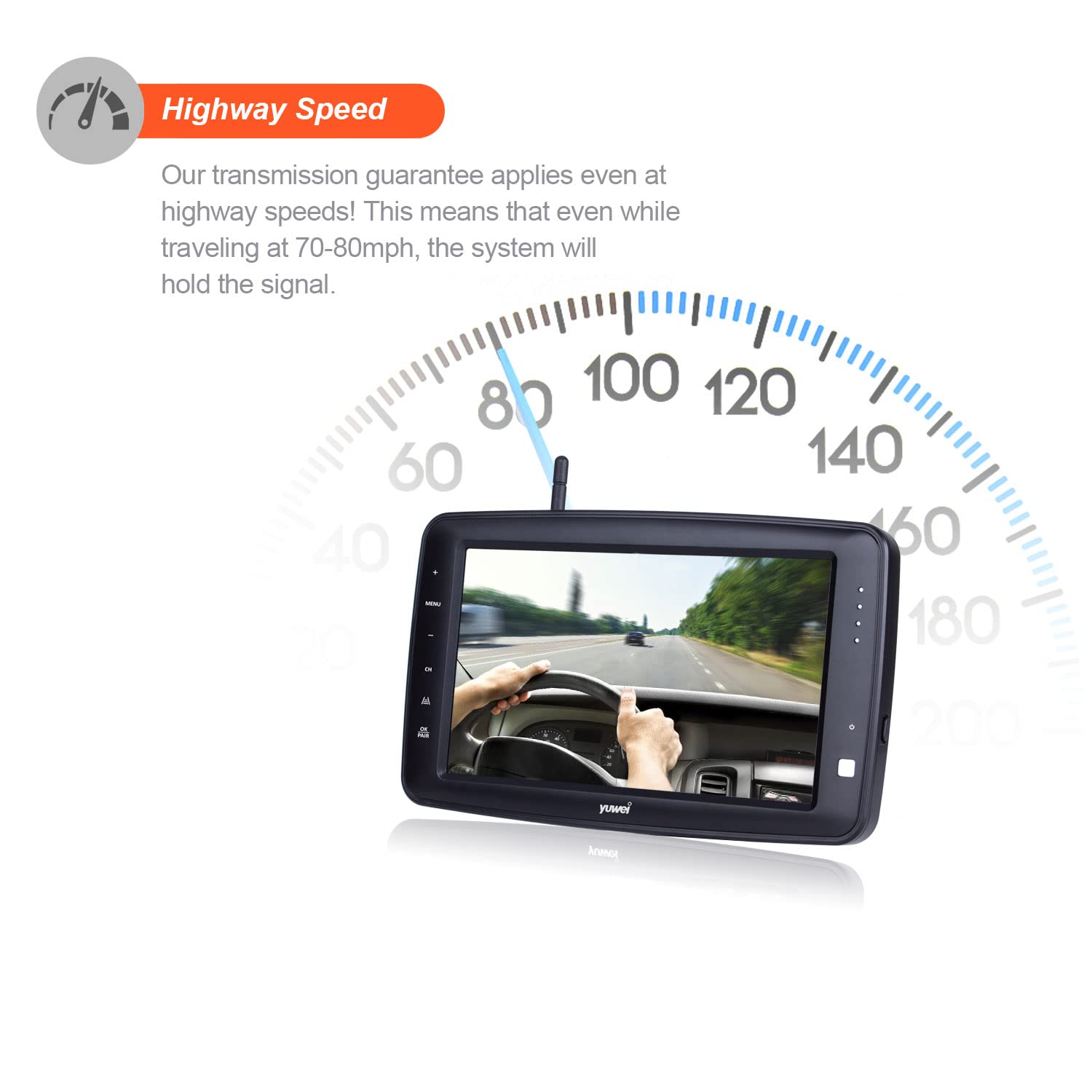 7-Inch Splitscreen Wireless Backup Camera System - Waterproof Rear View Camera with Night Vision, Supports 2nd Camera for Trailers, RVs, Trucks & Horse Trailers | Easy Parking & Reversing Safety