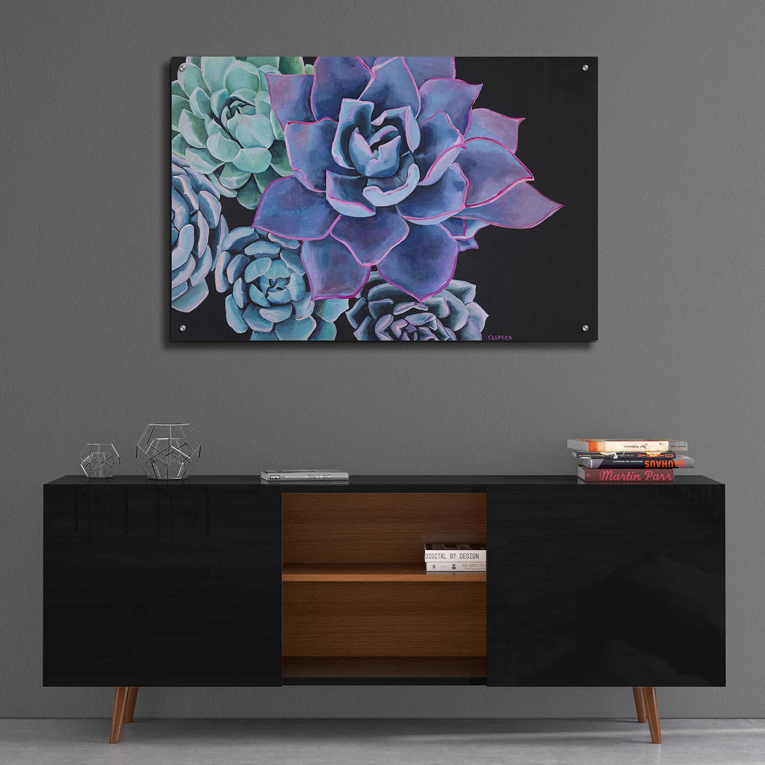 Abundance by Alana Clumeck - Vibrant 36x24 Inch Acrylic Glass Wall Art Painting | Modern Home & Office Decor | Perfect for Living Room, Bedroom or Gallery Display