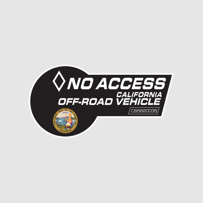 California Clean Air Vehicle Sticker Decal - 19.83