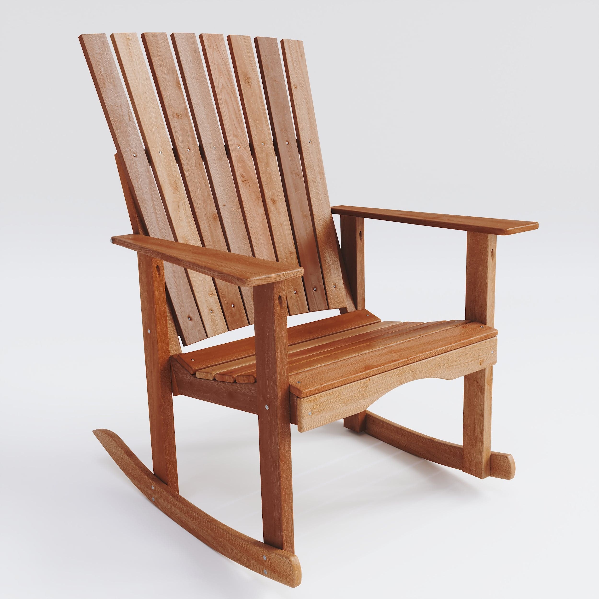 Premium Amish-Made Eden Red Cedar Rocking Chair - Handcrafted Solid Wood Porch Rocker for Outdoor Relaxation & Home Decor