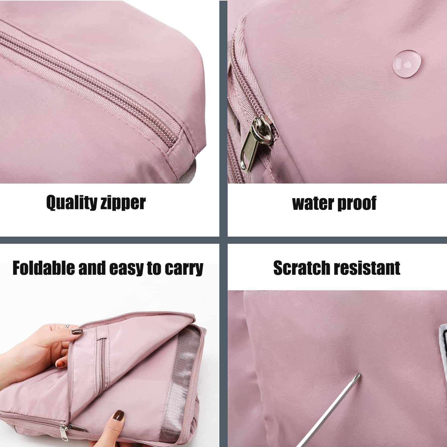 Large Capacity Foldable Travel Duffle Bag for Women - Lightweight Weekender Overnight Bag with Shoe Compartment, Perfect for Gym, Sports, Workout & Weekend Getaways | Carry-On Approved Travel Accessory