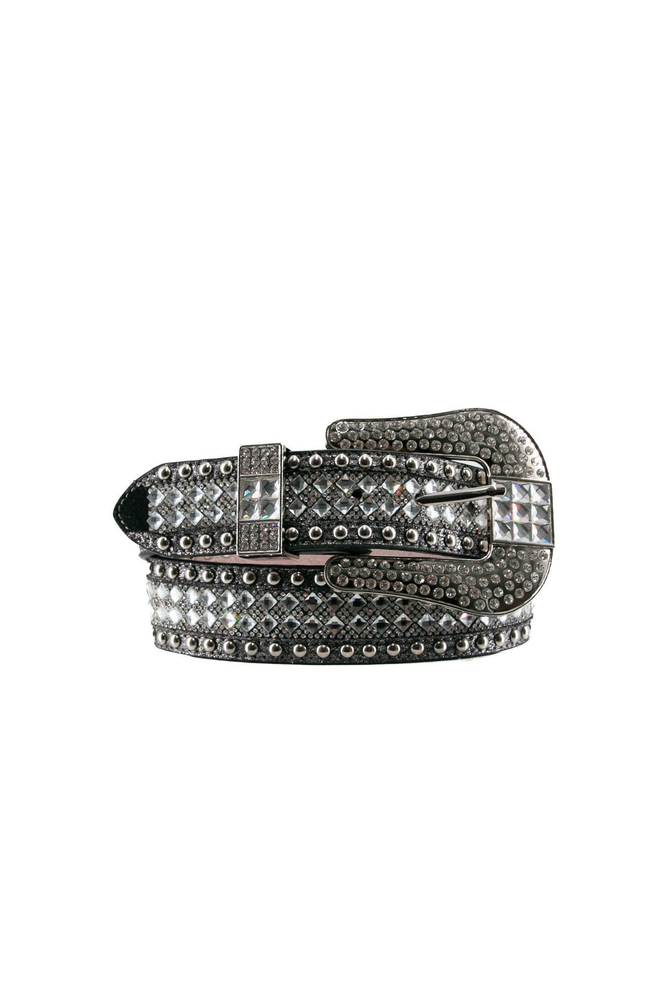 Nocona Studded Rhinestone Cowgirl Belt for Women - Western Fashion Accessory for Rodeo, Concerts & Country Outfits