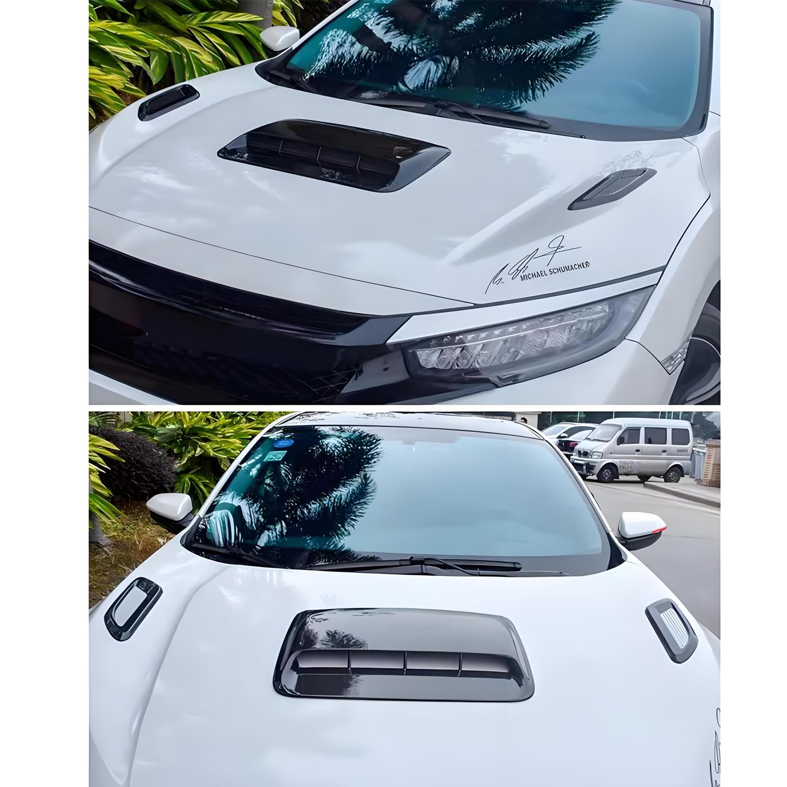 Carbon Fiber Car Hood Air Vent Cover - Universal Fit for Performance & Style - Upgrade Your Vehicle's Look & Airflow for Racing & Custom Builds