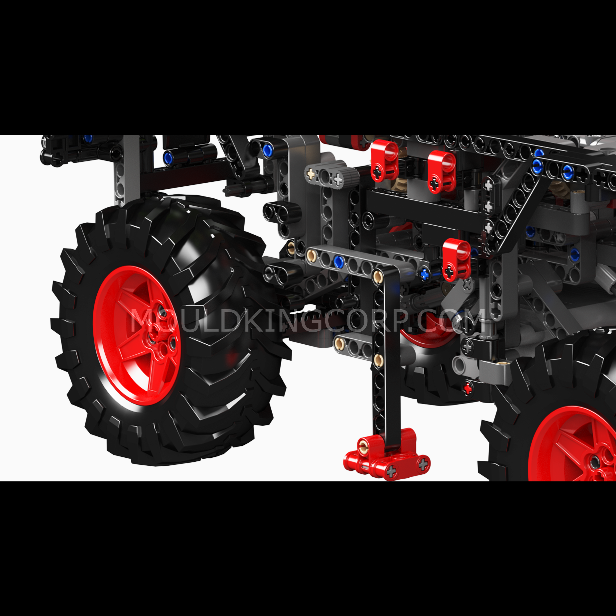 Mould King 17038 4x4 Off Road Logging Truck Building Kit - 2002 Piece Construction Set for Adults & Teens | STEM Educational Toy, DIY Engineering Project, Gift for Truck Lovers | Play & Display for Home, Office, or Collection