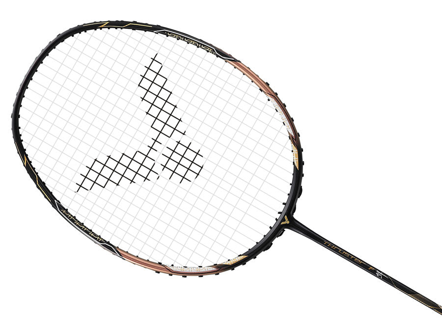 Victor Thruster K Falcon Enhanced Edition Badminton Racket - Demo Rental for Training & Competitive Play - Lightweight & Durable Carbon Fiber Shuttlecock Racket for Indoor/Outdoor Sports