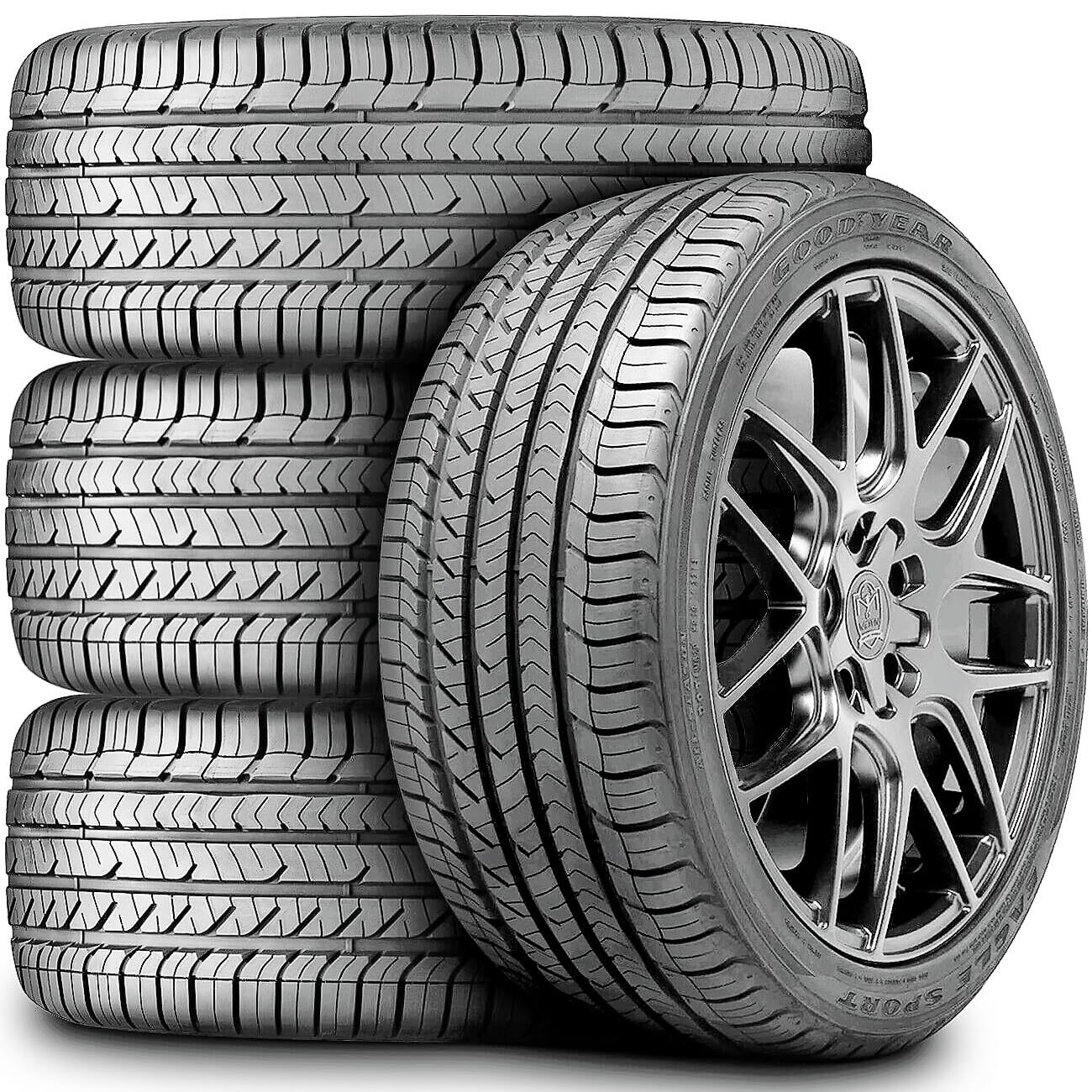 Goodyear Eagle Sport All-Season 275/40R20 106W Performance Tire - High Traction for SUVs, Sedans & All-Weather Driving