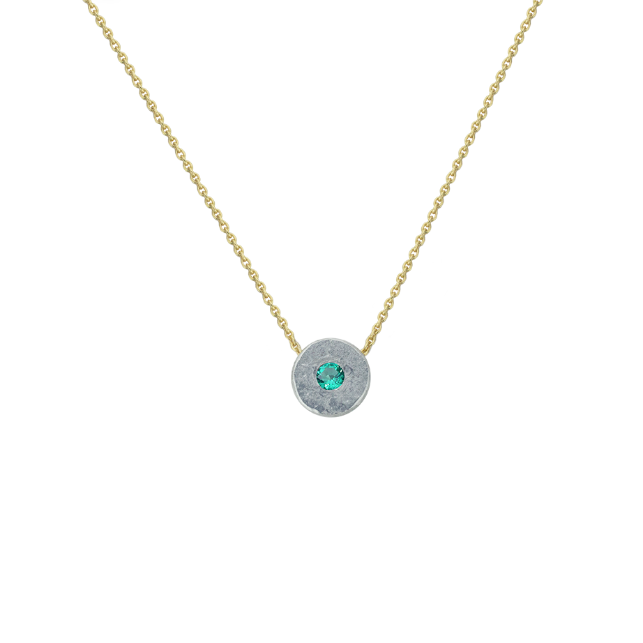 14K Gold Little But Fierce Birthstone Necklace - Personalized Dainty Jewelry Gift for Women, Mom, Daughter | Perfect for Birthdays, Anniversaries & Everyday Wear