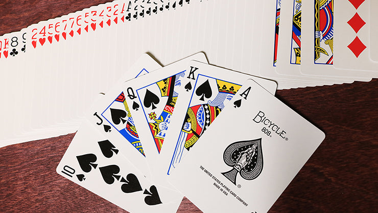 Premium Bicycle Standard Playing Cards - Red Deck for Poker, Magic Tricks & Card Games | Ideal for Casino Nights, Family Gatherings & Professional Performances