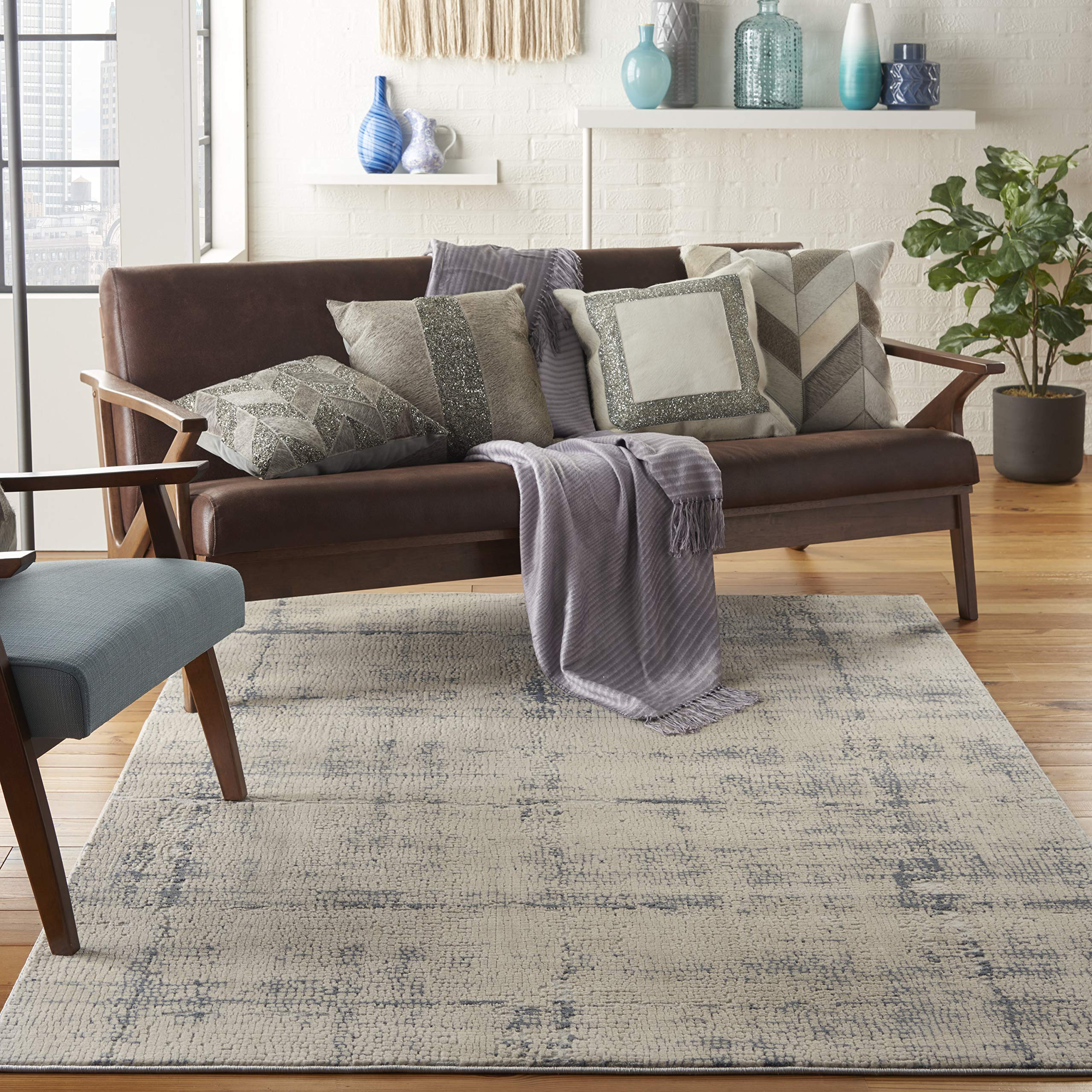 Nourison Rustic Textures Round Area Rug - 7'10