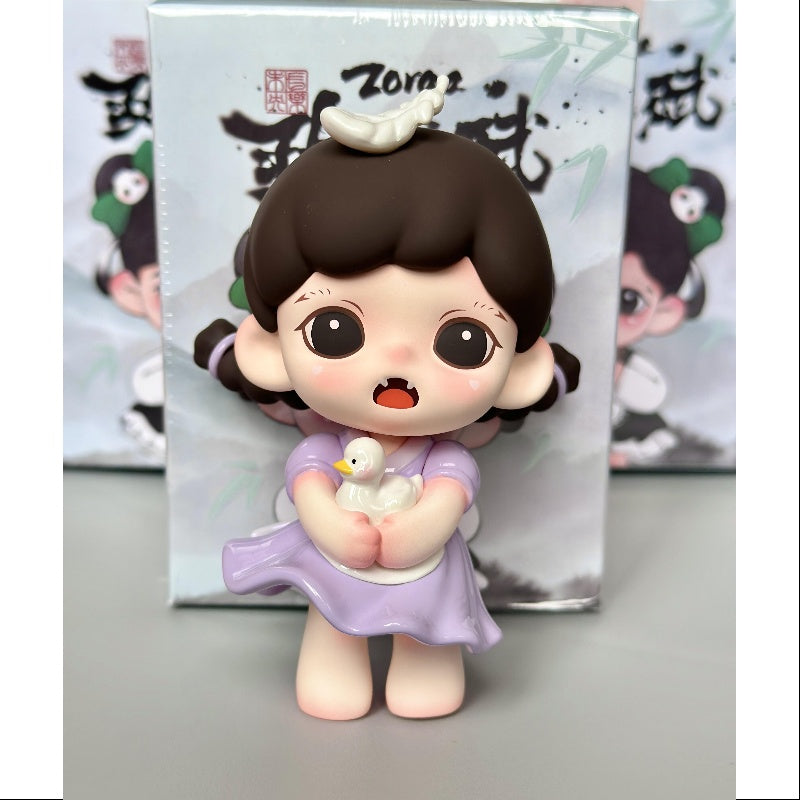 Baby Zoraa Linglongfu Series Little Goose Plush Toy - Soft & Cute Stuffed Animal for Kids, Perfect for Nursery Decor, Cuddling & Gift Giving