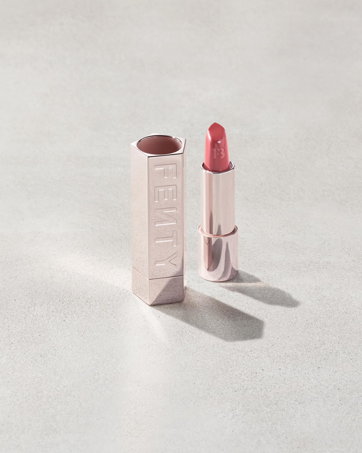 Fenty Icon The Fill Semi Matte Refillable Lipstick - Scholar Sista | Long-Lasting Vegan Lip Color for Everyday Wear & Special Occasions