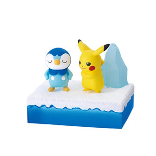 Pokemon Cool Piplup Collection Re-Ment 3 Inch Collectible Action Figure Toy - Perfect for Display, Gifts, and Anime Fans