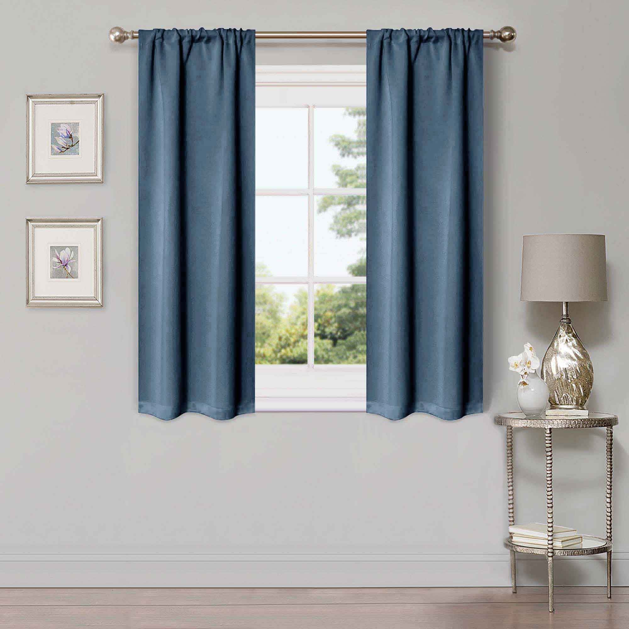 Blackout Curtains for Bedroom - Machine Washable, Thermal Insulated, Noise Reducing - Set of 2 Panels - Perfect for Nursery, Home Theater & Shift Workers (42x84 Inches)