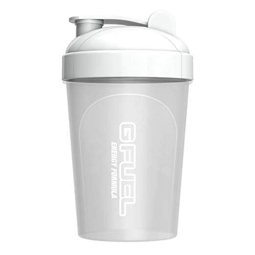 G Fuel Glow-In-The-Dark Shaker Bottle 16oz - BPA Free Portable Mixer for Protein Shakes, Pre Workout, Smoothies & Energy Drinks - Ideal for Gym, Fitness & On-The-Go Nutrition
