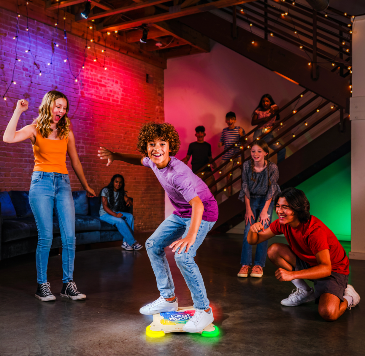 Beat Board™ Balance Game - Fun Wooden Balance Board for Kids & Adults - Perfect for Indoor Play, Yoga, Fitness & Therapy Exercises