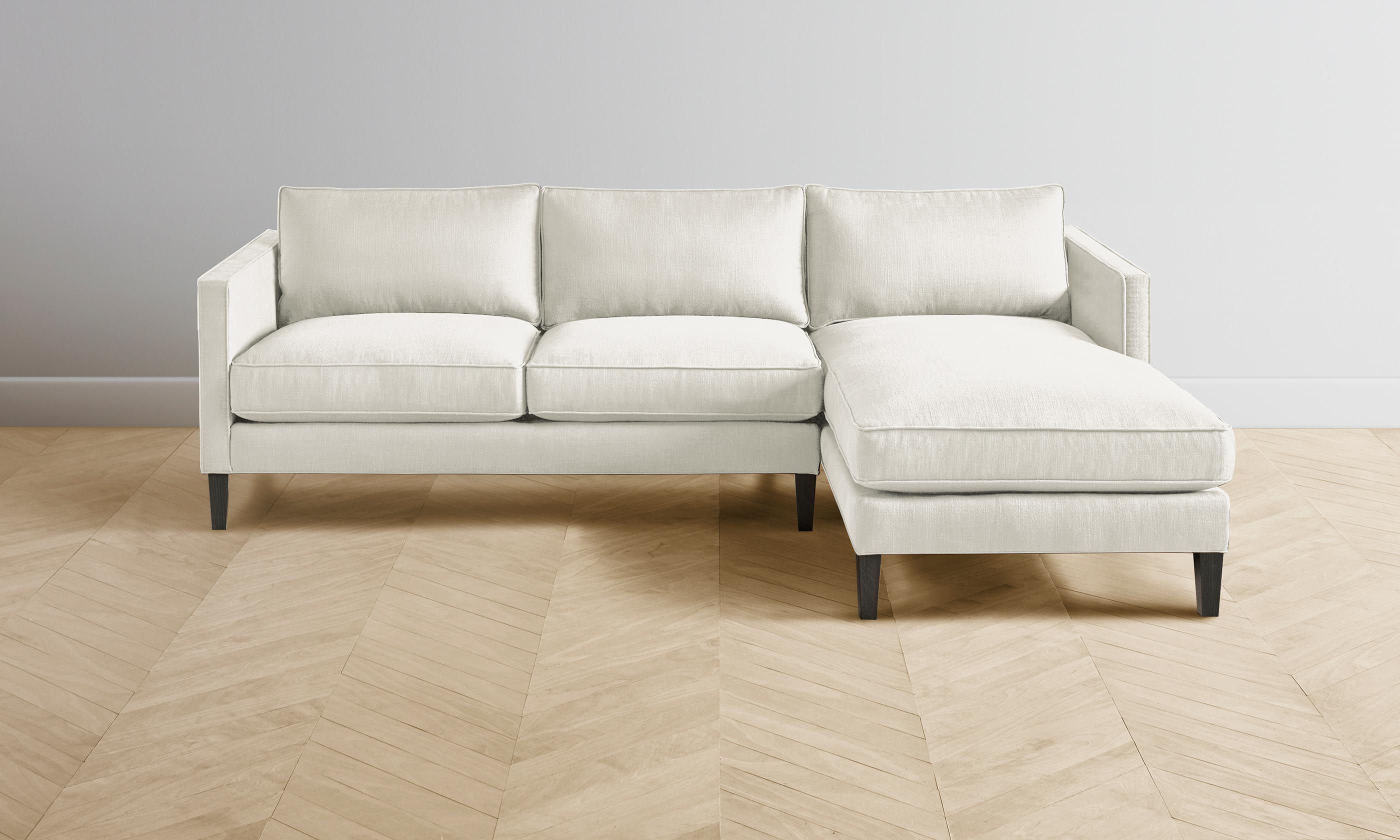 Premium Crosby Sectional Sofa - Performance Linen Weave Fabric - Modern Living Room Furniture for Home & Office Comfort - Perfect for Family Gatherings & Relaxation