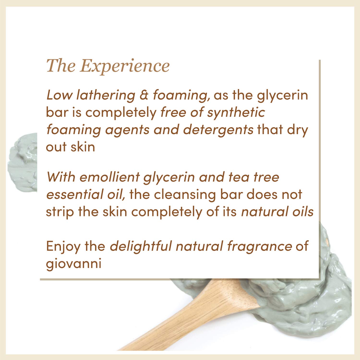 Earth Reserve French Green Clay & Tea Tree Oil Soap | Handmade Natural Glycerin Bar Soap (100g) for Acne, Oily Skin & Deep Cleansing | Vegan, Cruelty-Free Skincare for Face & Body
