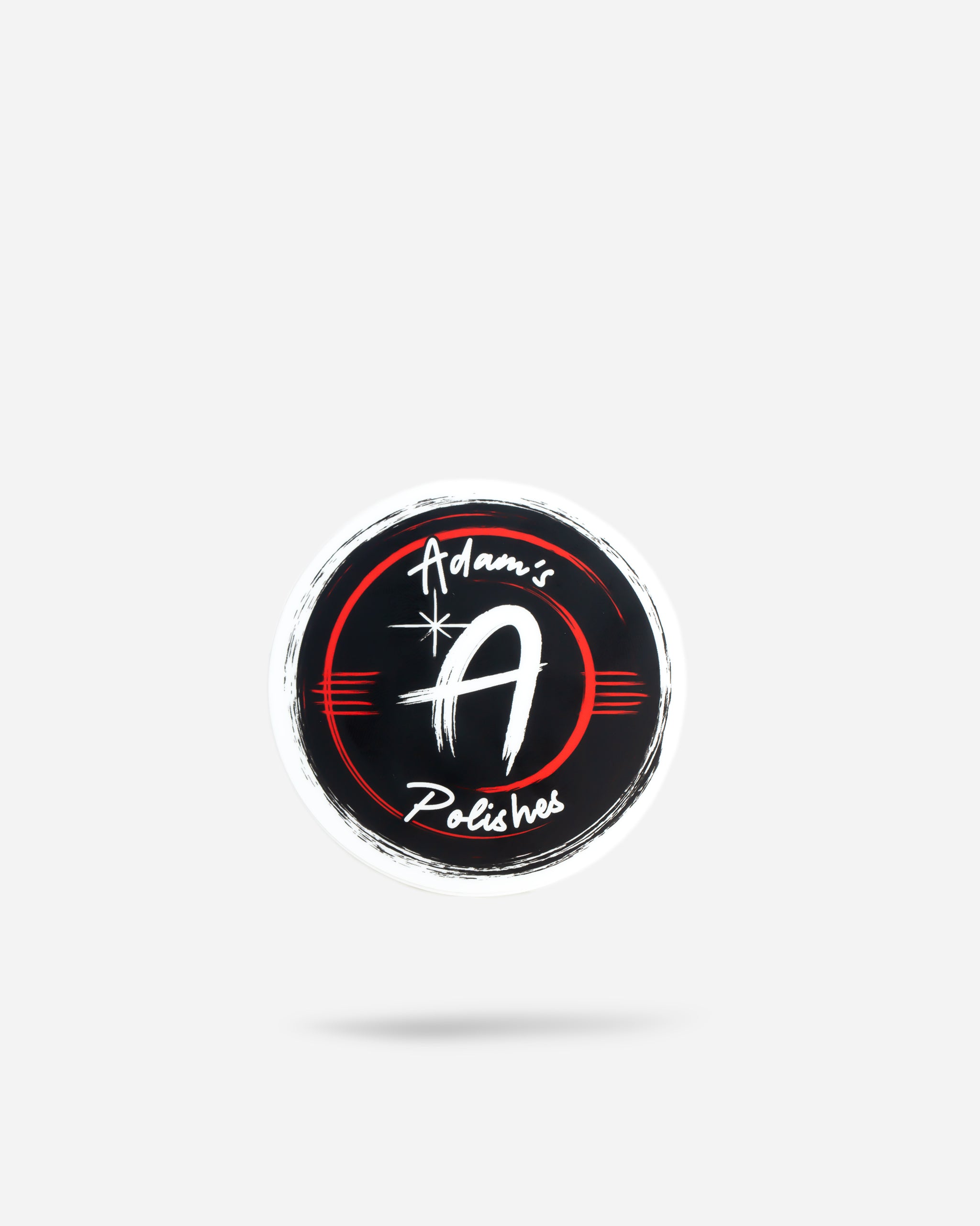 Adam's Red Brushed Logo Sticker 3 Pack - Premium Vinyl Decal for Laptops, Cars & Water Bottles - Perfect for Personalizing Devices and Gifts