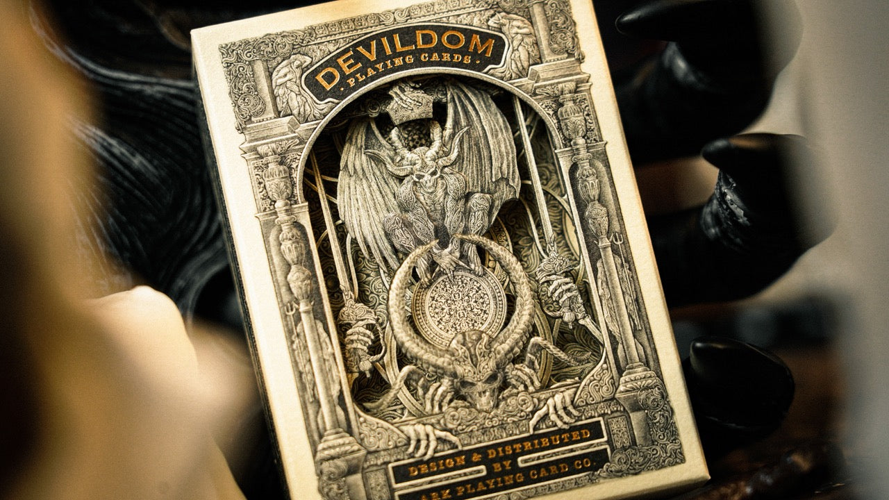 Devildom Playing Cards - Premium Quality Poker Cards for Magic Tricks, Cardistry & Game Nights | Perfect for Casino, Poker, Blackjack & Collectors