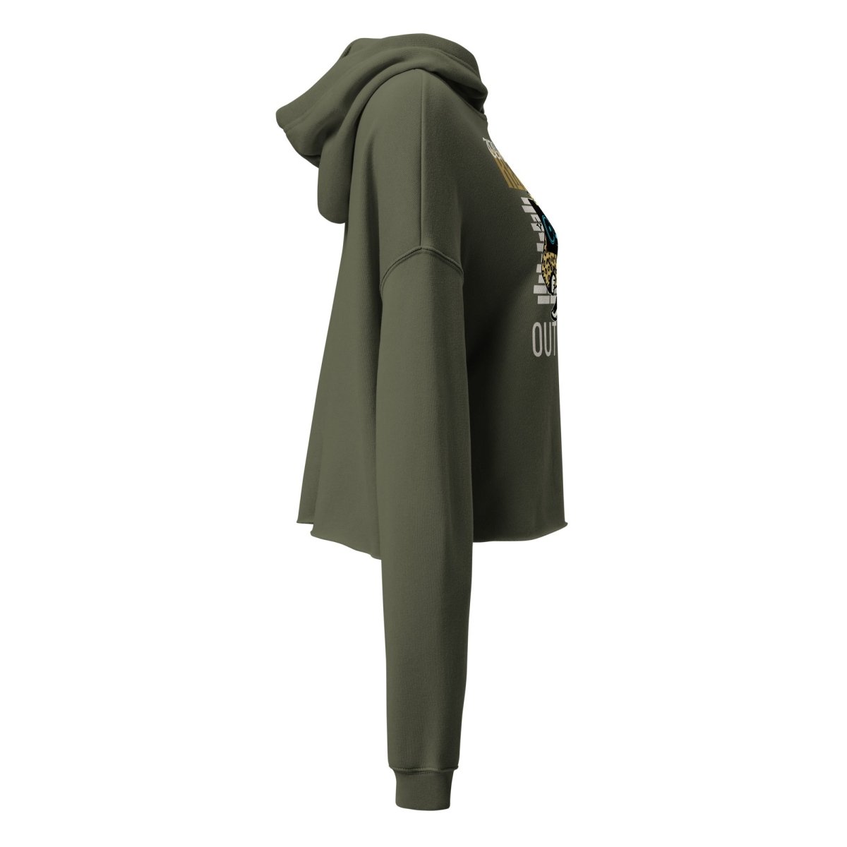 Recover Out Loud Crop Hoodie - Stylish Workout & Lounge Hooded Sweatshirt for Women - Perfect for Yoga, Gym & Casual Wear