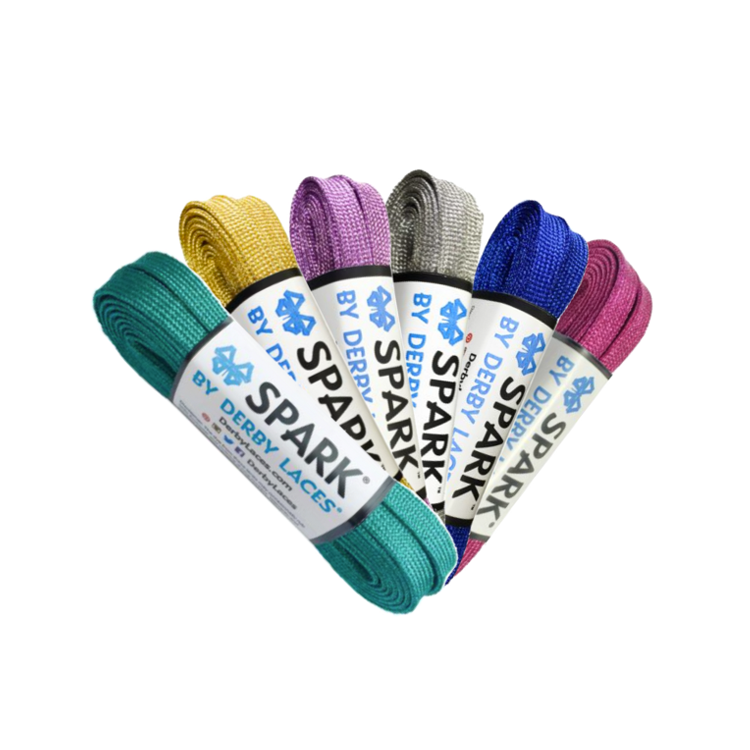SPARK METALLIC LACES - Shiny Fashion Shoe Laces for Sneakers & Boots | Perfect for Parties, Weddings & Special Occasions