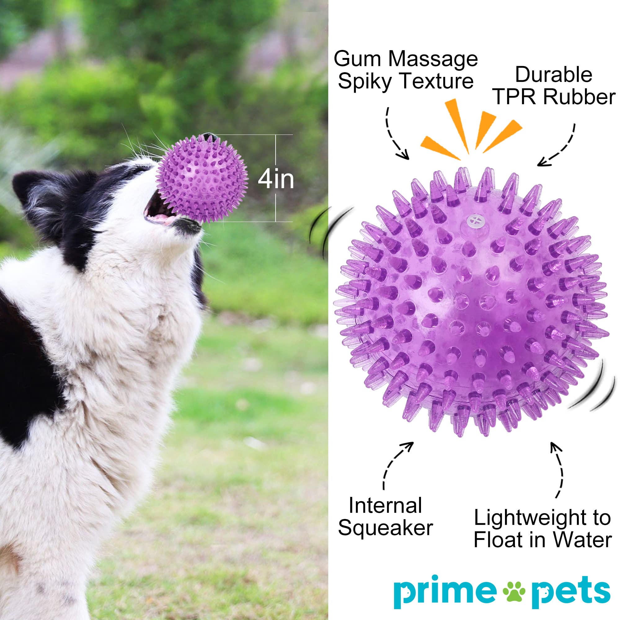 PrimePets Indestructible Dog Rope Toys for Aggressive Chewers - Durable Chew Toys for Large & Medium Dogs - Interactive Tug of War Toy for Teeth Cleaning - Perfect for Playtime, Training & Dental Health