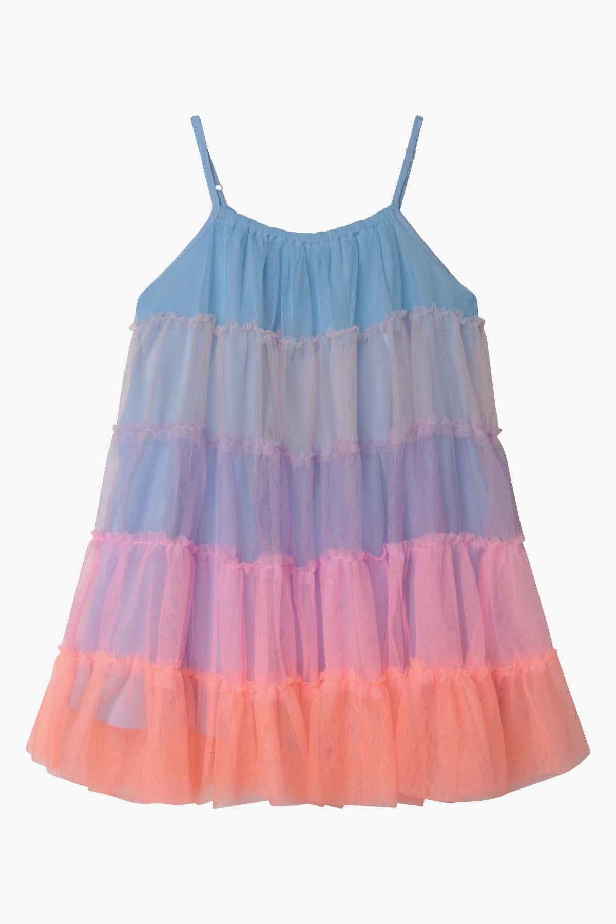 Billieblush Rainbow Tulle Dress for Girls - Elegant Party & Special Occasion Outfit