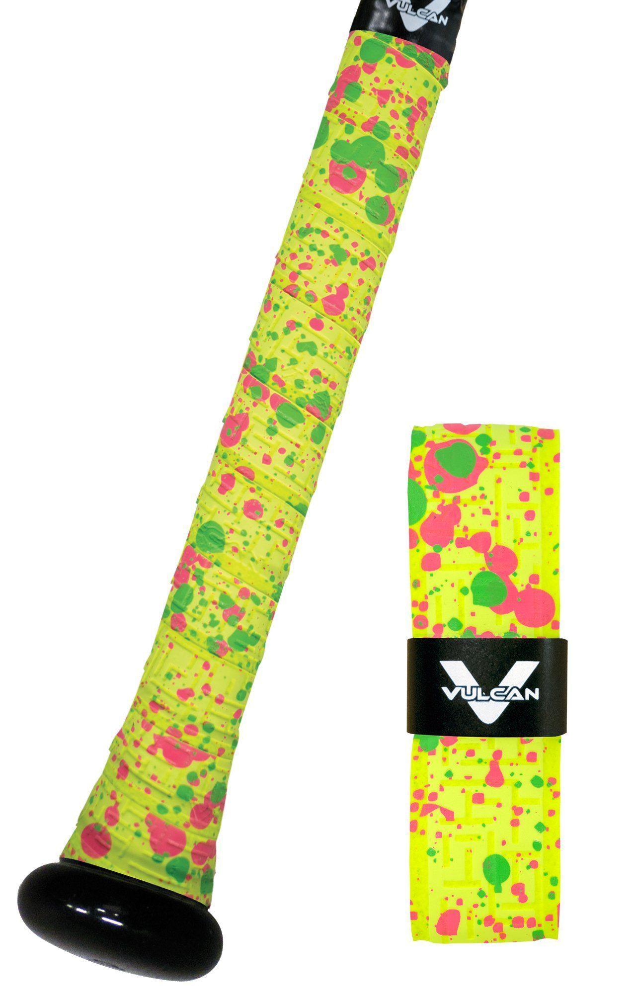 Vulcan Bat Grips: Splatter Series - Premium Baseball Bat Grip Tape for Enhanced Control & Comfort - Perfect for Baseball, Softball & Training Sessions