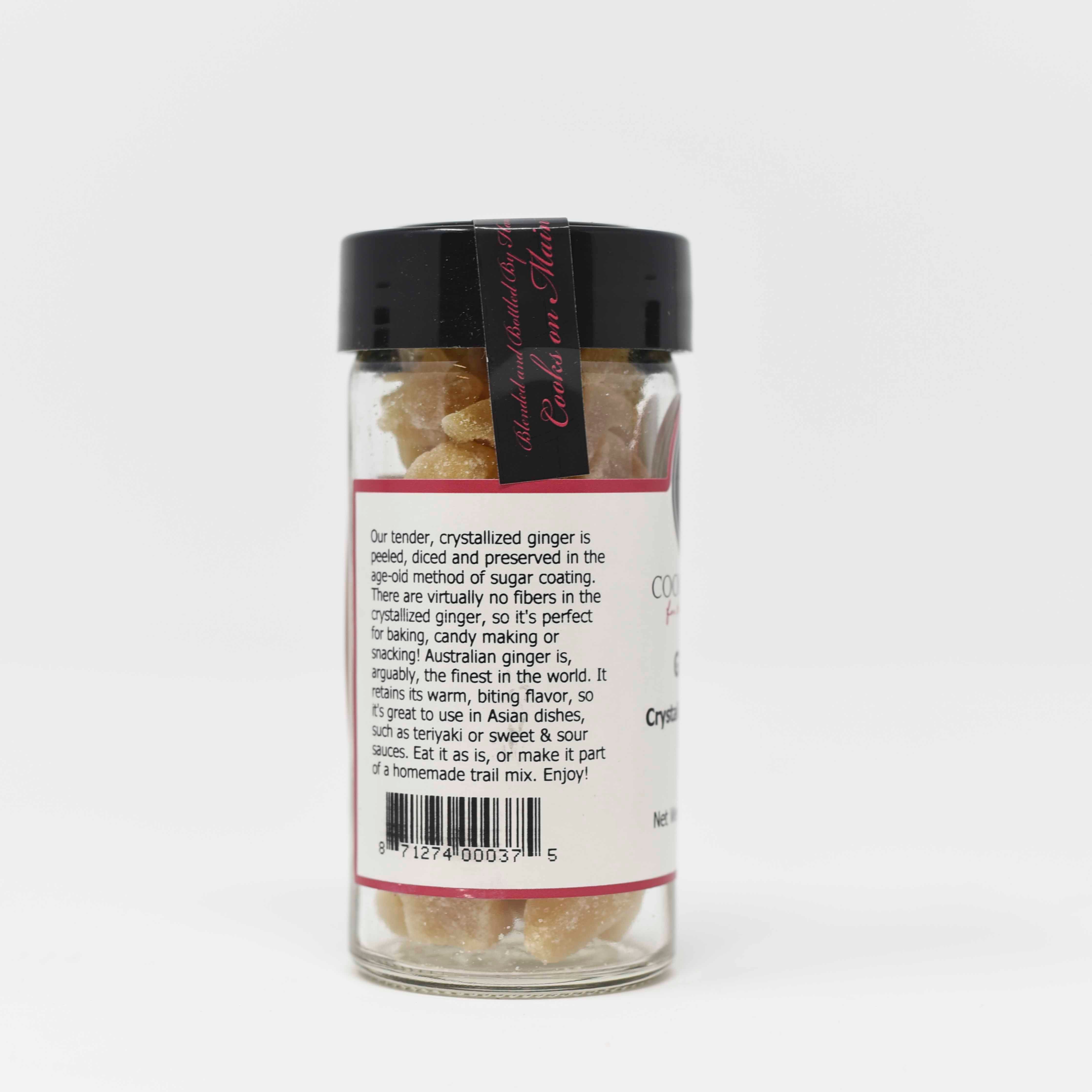 Premium Crystallized Australian Ginger - Natural Sweet & Spicy Candied Ginger for Baking, Cooking & Healthy Snacking