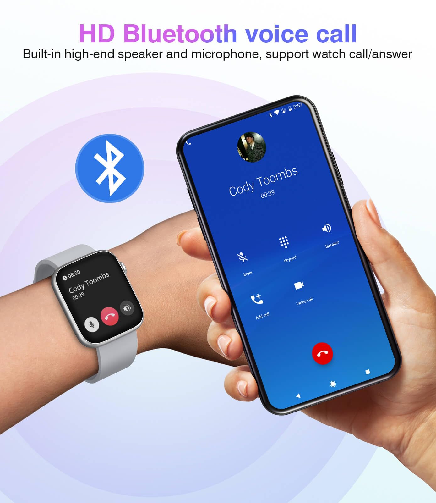 2024 Smart Watch for Men & Women - Bluetooth Call, 1.9
